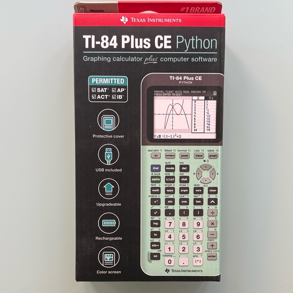 Texas Instruments TI-84 Plus CE Python Graphing Calculator - Mint Green